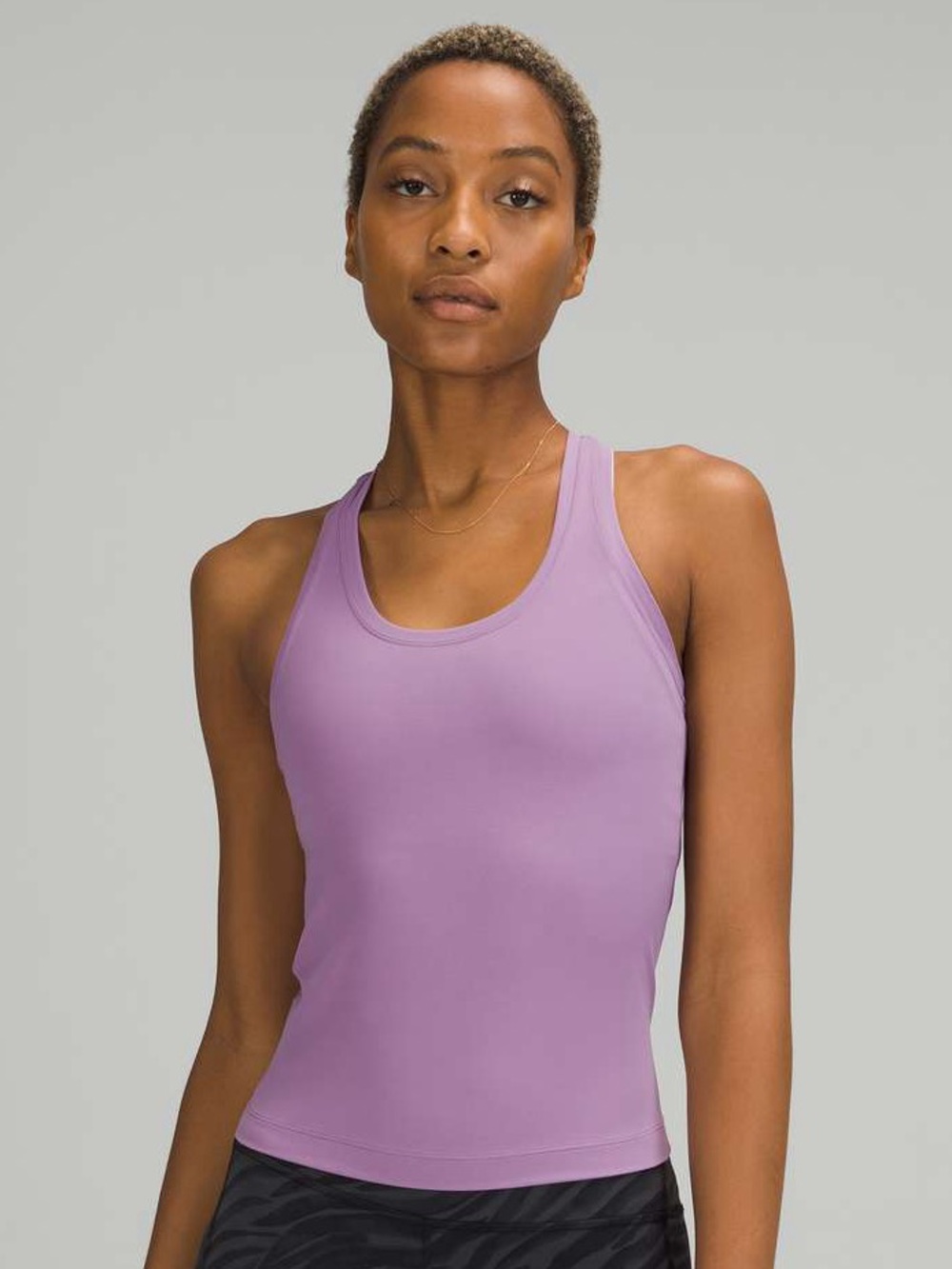 Lululemon Cool Racerback Tank - Shorter Length - Nulu - Wisteria Purple
